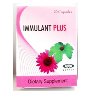 IMMULANT PLUS ( ECHINACEA DRY EXTRACT 125 MG + GOLDEN SEAL ROOT DRY EXTRACT 50 MG ) 20 CAPSULES